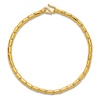 Thumbnail Image 4 of High-Polish Barrel Chain Bracelet 24K Yellow Gold 8&quot; 3.2mm