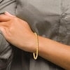 Thumbnail Image 5 of High-Polish Barrel Chain Bracelet 24K Yellow Gold 8&quot; 3.2mm