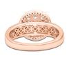 Thumbnail Image 3 of Diamond Cluster Engagement Ring 1 ct tw 14K Rose Gold