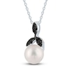 Thumbnail Image 2 of Pnina Tornai Freshwater Cultured Pearl & Diamond Pendant Necklace 1/6 ct tw 14K White Gold