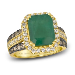 Le Vian Natural Emerald Ring 1 ct tw 14K Honey Gold