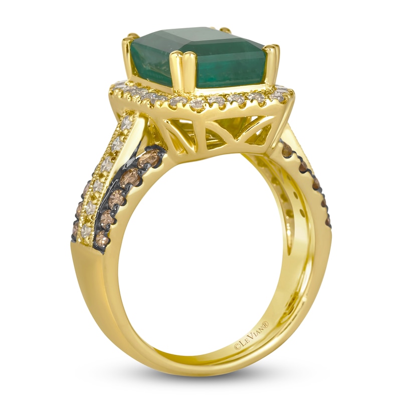 Le Vian Natural Emerald Ring 1 ct tw 14K Honey Gold