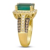 Thumbnail Image 2 of Le Vian Natural Emerald Ring 1 ct tw 14K Honey Gold