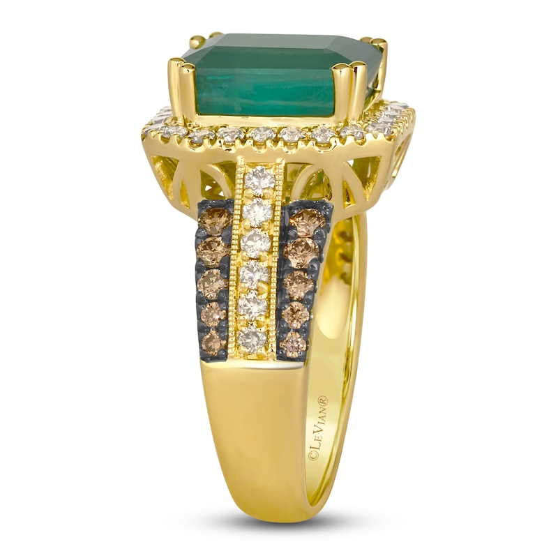 Le Vian Natural Emerald Ring 1 ct tw 14K Honey Gold