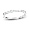 Thumbnail Image 1 of Diamond X Bezel Anniversary Band 1/4 ct tw 14K White Gold