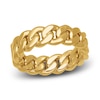 Thumbnail Image 1 of Men's Cuban Link Wedding Band 14K Yellow Gold 7mm