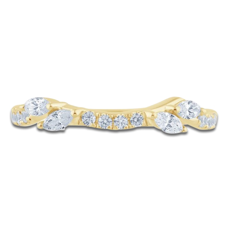 Main Image 3 of Pnina Tornai Marquise & Round Diamond Contour Ring 1/3 ct tw 14K Yellow Gold