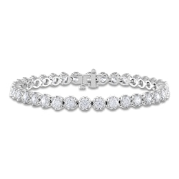 Diamond Tennis Bracelet 9 ct tw 14K White Gold 7&quot;