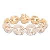 Thumbnail Image 1 of Diamond Link Bracelet 6 ct tw 14K Yellow Gold 7&quot;