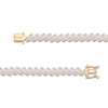 Thumbnail Image 2 of Baguette & Round-Cut Multi-Diamond Bracelet 2-1/8 ct tw 14K Yellow Gold 7&quot;