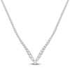 Thumbnail Image 1 of Diamond Riviera Necklace 7 ct tw 14K White Gold 16&quot;