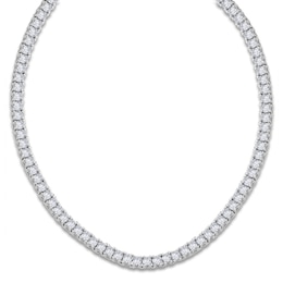 Diamond Riviera Necklace 40 ct tw 14K White Gold 16&quot;