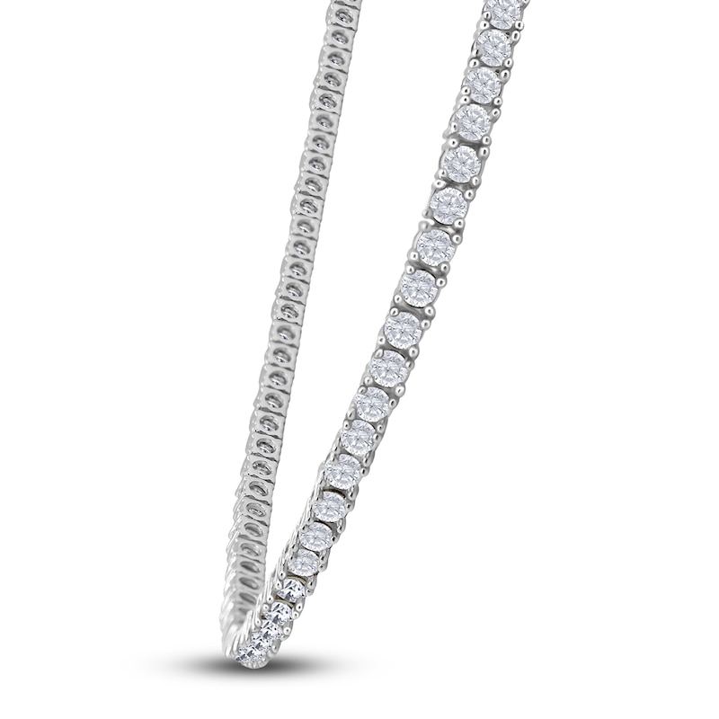 Diamond Riviera Necklace 40 ct tw 14K White Gold 16"