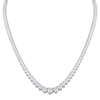 Thumbnail Image 1 of Diamond Riviera Necklace 15 ct tw 14K White Gold 16&quot;