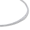 Thumbnail Image 2 of Diamond Riviera Necklace 15 ct tw 14K White Gold 16&quot;