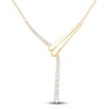 Thumbnail Image 0 of Brilliant Moments Diamond Y Necklace 1 ct tw 14K Yellow Gold 18"