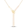 Thumbnail Image 3 of Brilliant Moments Diamond Y Necklace 1 ct tw 14K Yellow Gold 18"