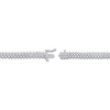 Thumbnail Image 3 of Diamond Staggered Three-Row Tennis Style Bracelet 5 ct tw 14K White Gold 7&quot;