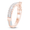 Thumbnail Image 2 of Pnina Tornai Baguette & Round-Cut Diamond Chevron Ring 5/8 ct tw 14K Rose Gold