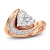 Thumbnail Image 1 of J'Lure Heart Brilliant-Cut Lab-Created Diamond Engagement Ring 2-1/8 ct tw 18K Rose Gold