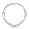 Thumbnail Image 2 of J'Lure Lab-Created Diamond Contour Wedding Band 3/8 ct tw 18K White Gold