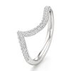 Thumbnail Image 4 of J'Lure Lab-Created Diamond Contour Wedding Band 3/8 ct tw 18K White Gold