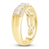 Thumbnail Image 1 of Diamond Multi-Row Anniversary Band 1 ct tw Princess/Round 14K Yellow Gold