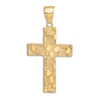 Thumbnail Image 1 of Nugget Cross Charm 14K Yellow Gold