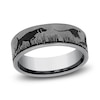 Thumbnail Image 1 of Men's Pointer Wedding Band Grey Tantalum 7.0mm