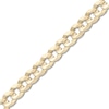 Thumbnail Image 1 of Solid Curb Bracelet 10K Yellow Gold 8.5"