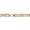 Thumbnail Image 3 of Semi-Solid Curb Chain Bracelet 14K Yellow Gold 8.5&quot; 11.2mm