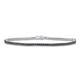 Men's Diamond Tennis Bracelet 1 ct tw Round 14K White Gold