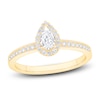 Thumbnail Image 0 of Brilliant Moments Pear-Shaped Diamond Engagement Ring 1/2 ct tw 14K Yellow Gold