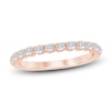 Thumbnail Image 1 of Diamond Scalloped Contour Anniversary Ring 1/3 ct tw 14K Rose Gold