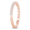 Thumbnail Image 2 of Diamond Scalloped Contour Anniversary Ring 1/3 ct tw 14K Rose Gold