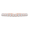 Thumbnail Image 3 of Diamond Scalloped Contour Anniversary Ring 1/3 ct tw 14K Rose Gold