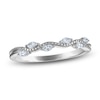 Thumbnail Image 0 of Certified Marquise-Cut Diamond Anniversary Ring 1/5 ct tw 14K White Gold