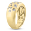 Thumbnail Image 1 of Brilliant Moments Round & Marquise-Cut Diamond Anniversary Ring 1 ct tw 14K Yellow Gold