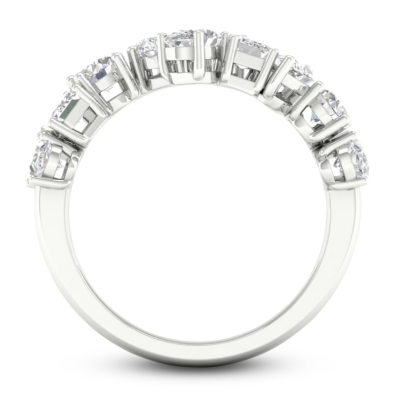 Cushion, Oval, Round, Pear, Marquise & Emerald-Cut Lab-Created Diamond Wrap Ring 2 ct tw 14K White Gold