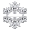 Thumbnail Image 2 of Lab-Created Diamond Pear, Marquise & Round-Cut Enhancer Ring 2-1/2 ct tw 14K White Gold