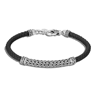 Silver Zinc + Black - Spirit Wrist Logan Mens Bracelet