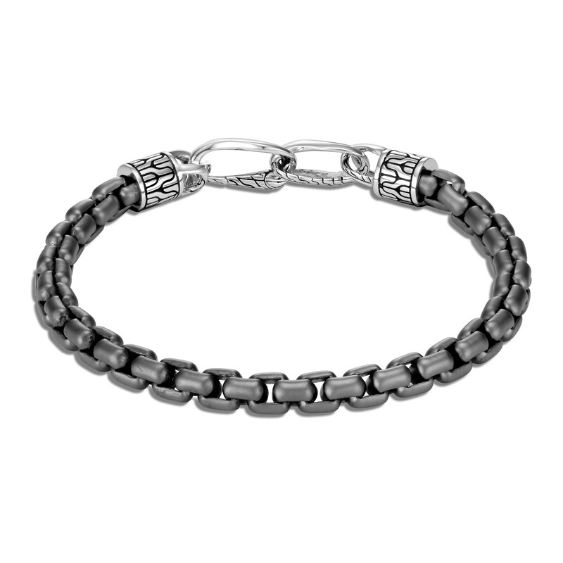 JOHN HARDY MEN'S Classic Chain Silver 11mm Curb link Bracelet with