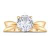 Thumbnail Image 2 of Diamond Solitaire Concave Engagement Ring 2 ct tw Round 14K Yellow Gold (I2/I)