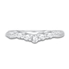 Thumbnail Image 2 of Diamond Contour Anniversary Band 1/2 ct tw Round 14K White Gold