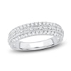 Thumbnail Image 0 of Diamond Anniversary Band 1/2 ct tw Baguette/Round 14K White Gold