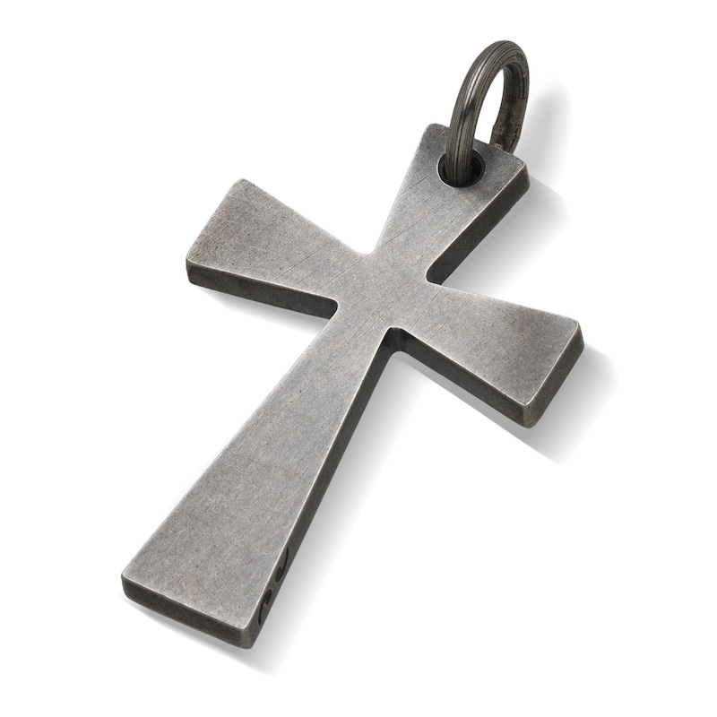 Main Image 2 of Marco Dal Maso Men's Cross Charm Sterling Silver