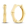 Thumbnail Image 1 of Bamboo Hoop Earrings 14K Yellow Gold