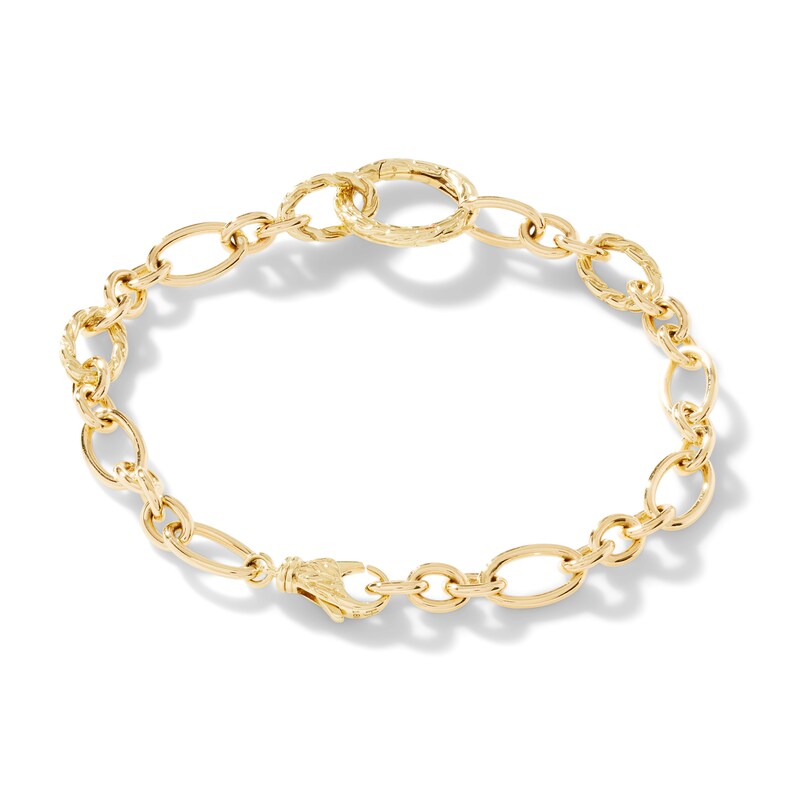 John Hardy Classic Chain Connector Bracelet 18K Yellow Gold - Medium ...