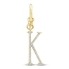 Thumbnail Image 0 of Charm'd by Lulu Frost Diamond Letter K Charm 1/10 ct tw Pavé Round 10K Yellow Gold