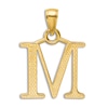 Thumbnail Image 3 of Initial M Necklace 14K Yellow Gold 18&quot;